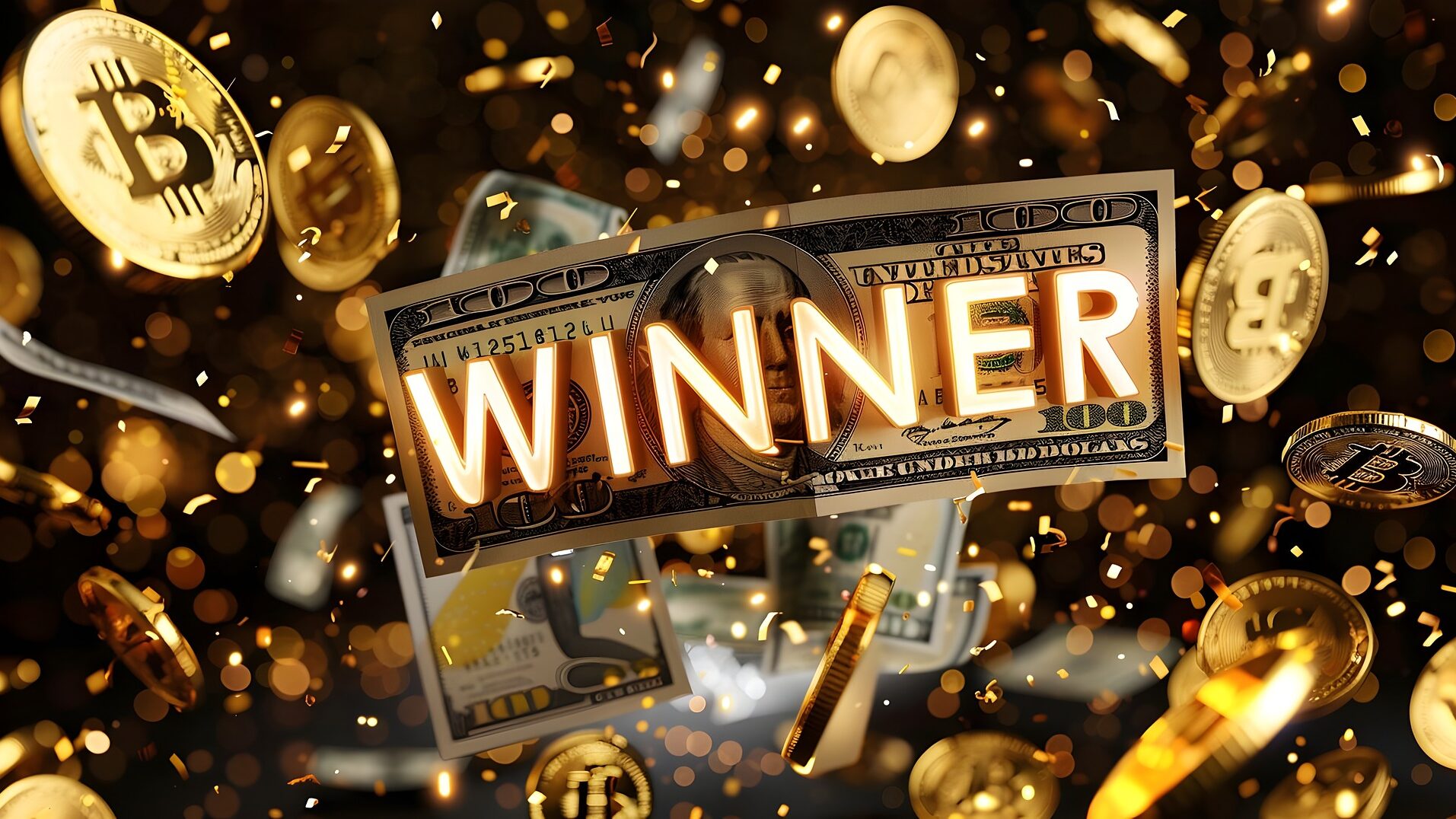 Gewinn im Online Casino.